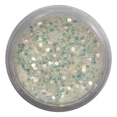 Glitter Flocado Branco